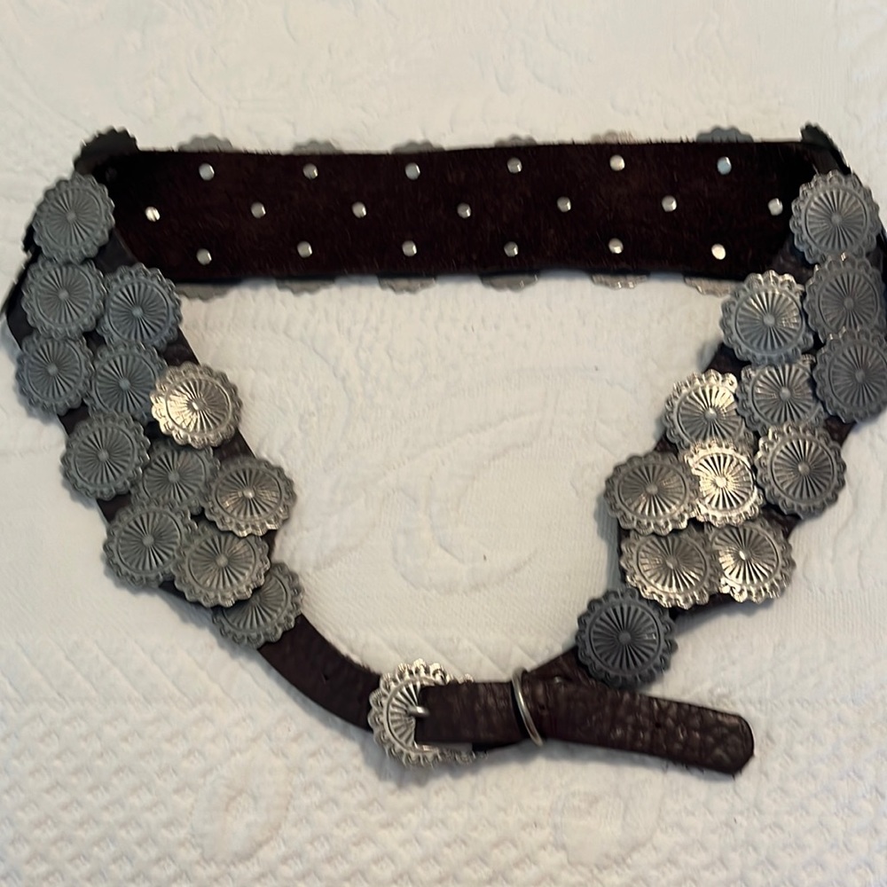 Double  D Ranch concho belt
